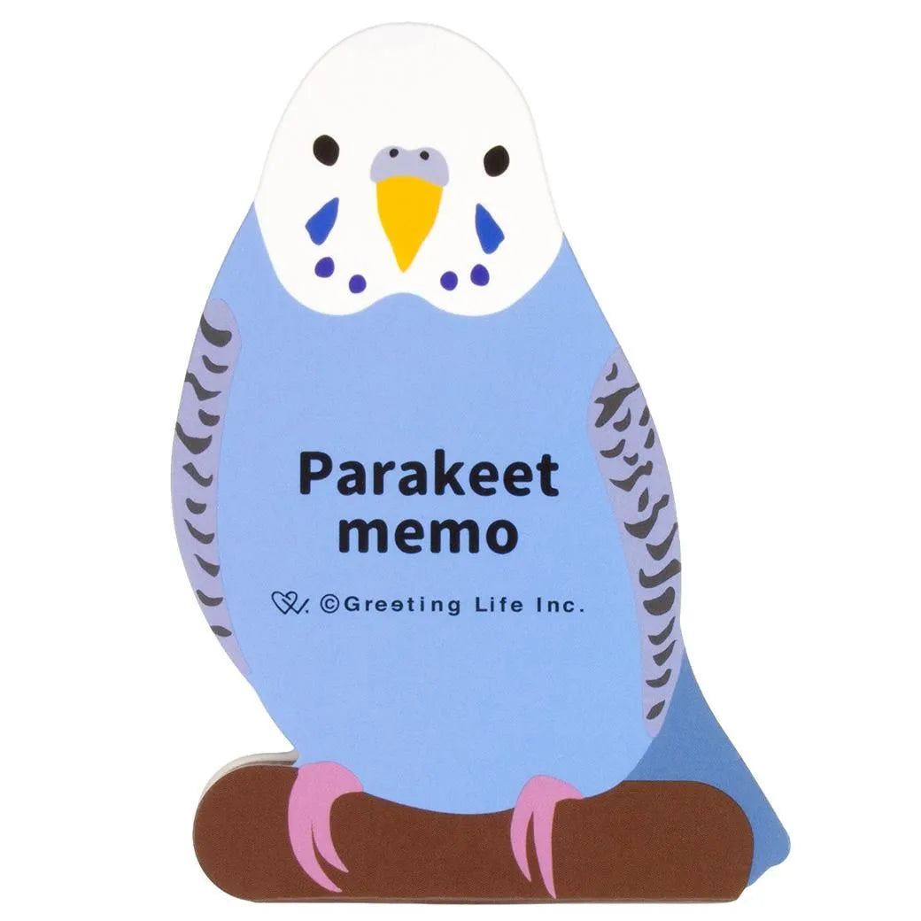 Greeting Life Animal Die Cut Memo Parakeet ETN-223