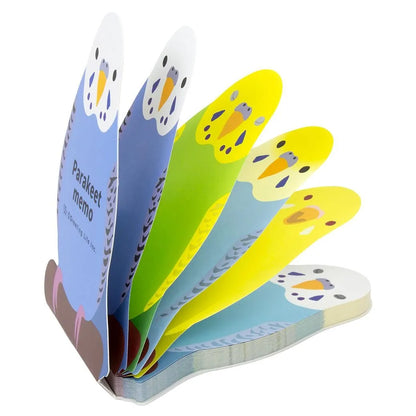 Greeting Life Animal Die Cut Memo Parakeet ETN-223
