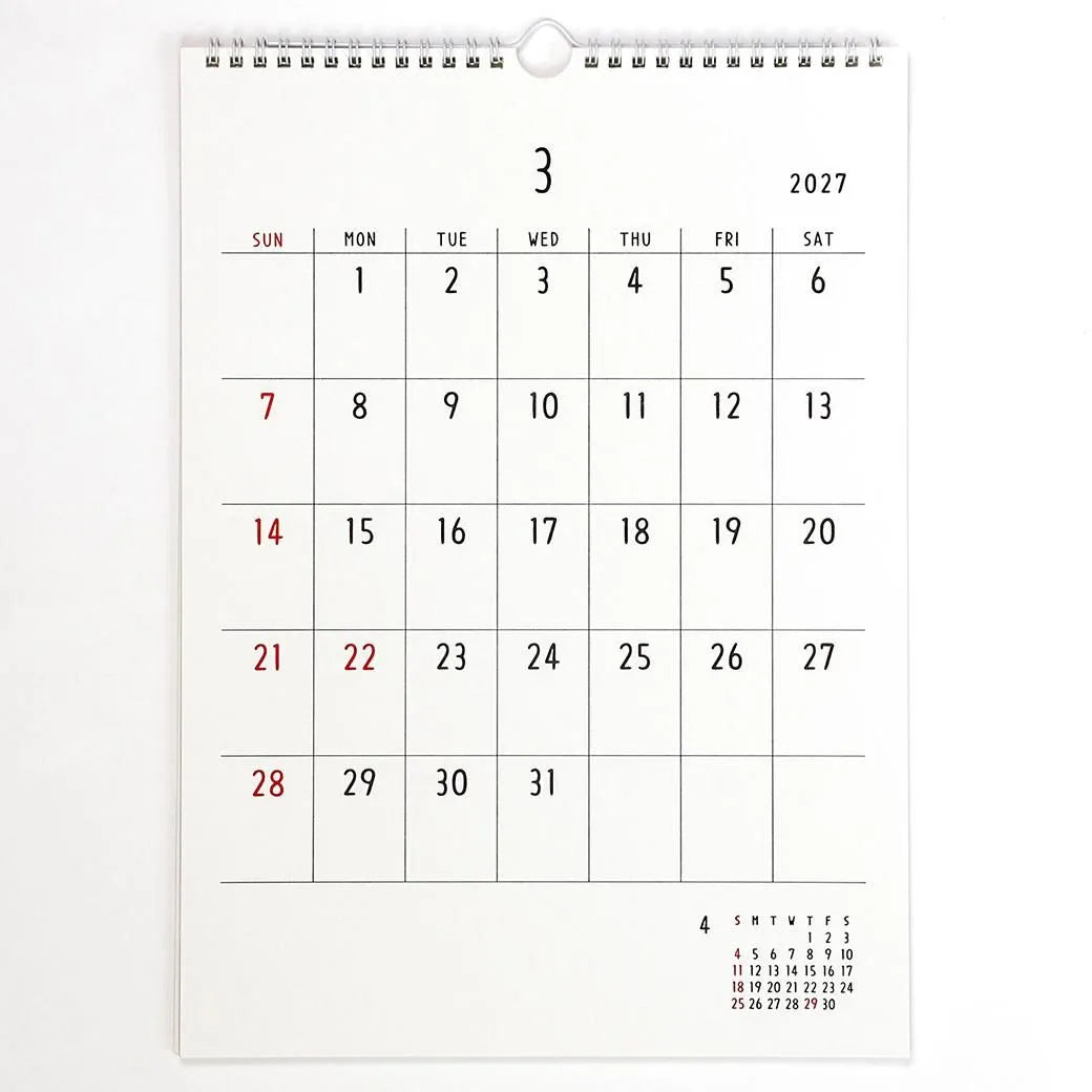 2027 Wall Calendar - Noritake