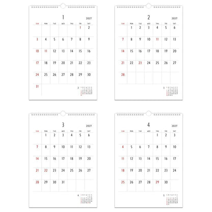 2027 Wall Calendar - Noritake