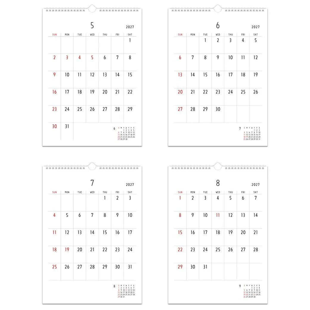 2027 Wall Calendar - Noritake