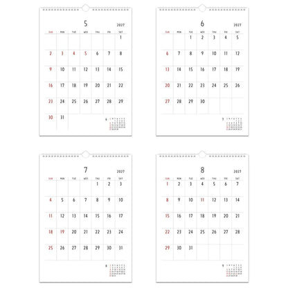 2027 Wall Calendar - Noritake