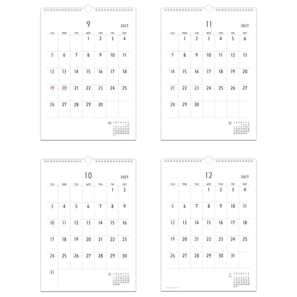 2027 Wall Calendar - Noritake