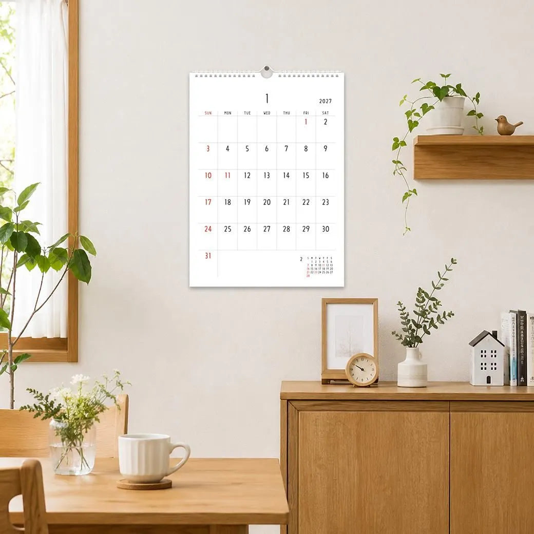 2027 Wall Calendar - Noritake