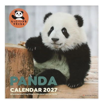 2027 Wall Calendar - Panda