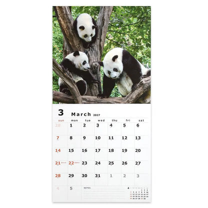 2027 Wall Calendar - Panda