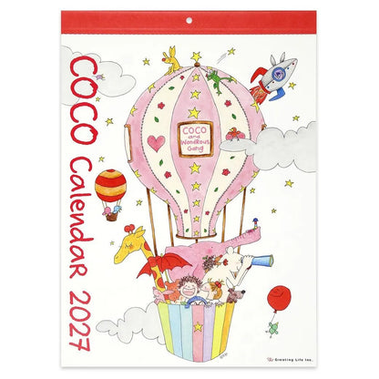 2027 Wall Calendar - Coco-chan