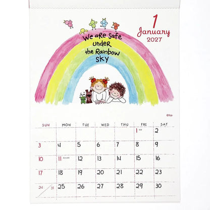 2027 Wall Calendar - Coco-chan