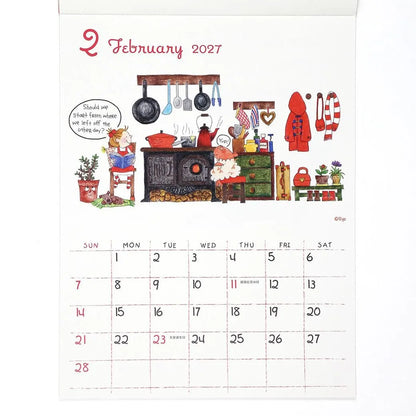 2027 Wall Calendar - Coco-chan