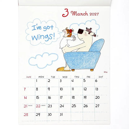 2027 Wall Calendar - Coco-chan