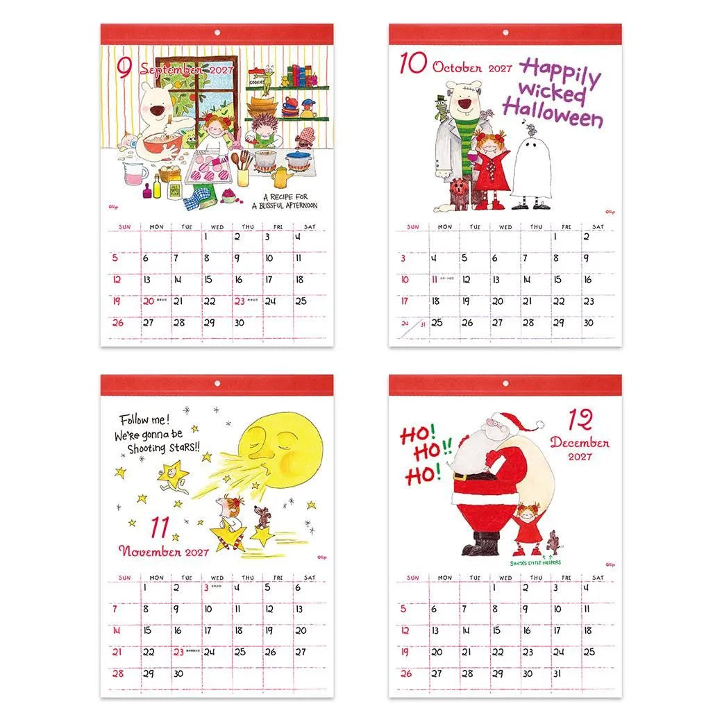 2027 Wall Calendar - Coco-chan