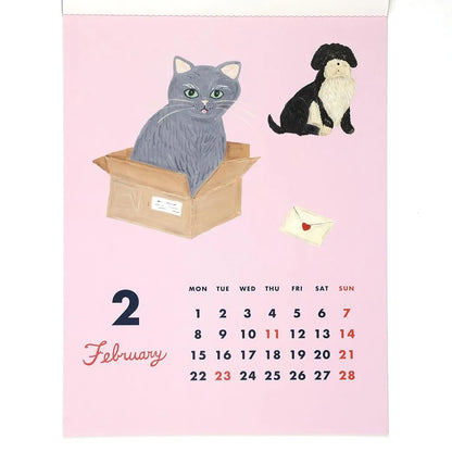 2027 Wall Calendar - Cat &／Sodeyama Kahoko