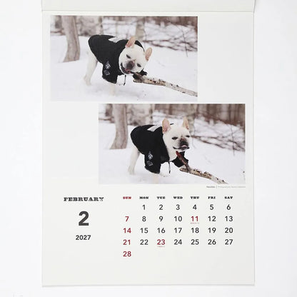 2027 Wall Calendar - Natsuhiko Family / Yasuhiro Sakashita