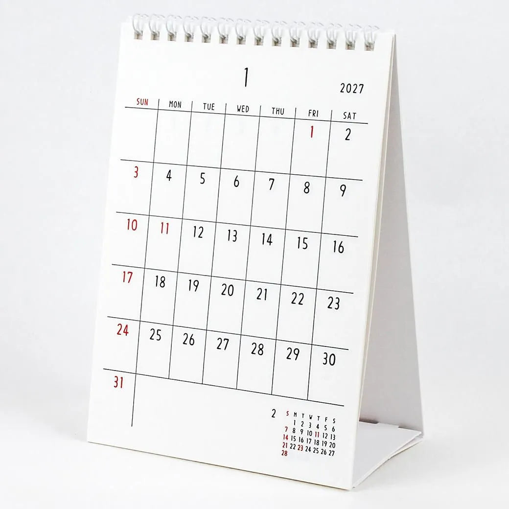 2027 Desk Calendar - Noritake