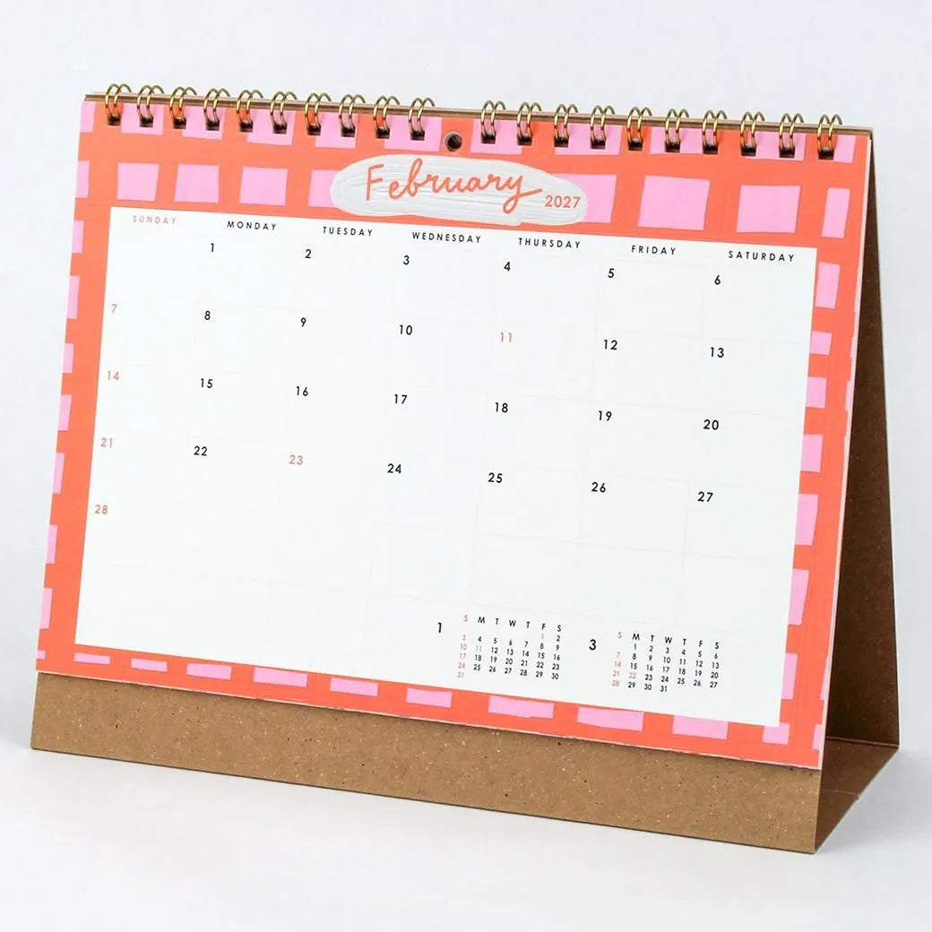 2027 Desk Calendar - Chic