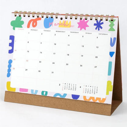 2027 Desk Calendar - Chic