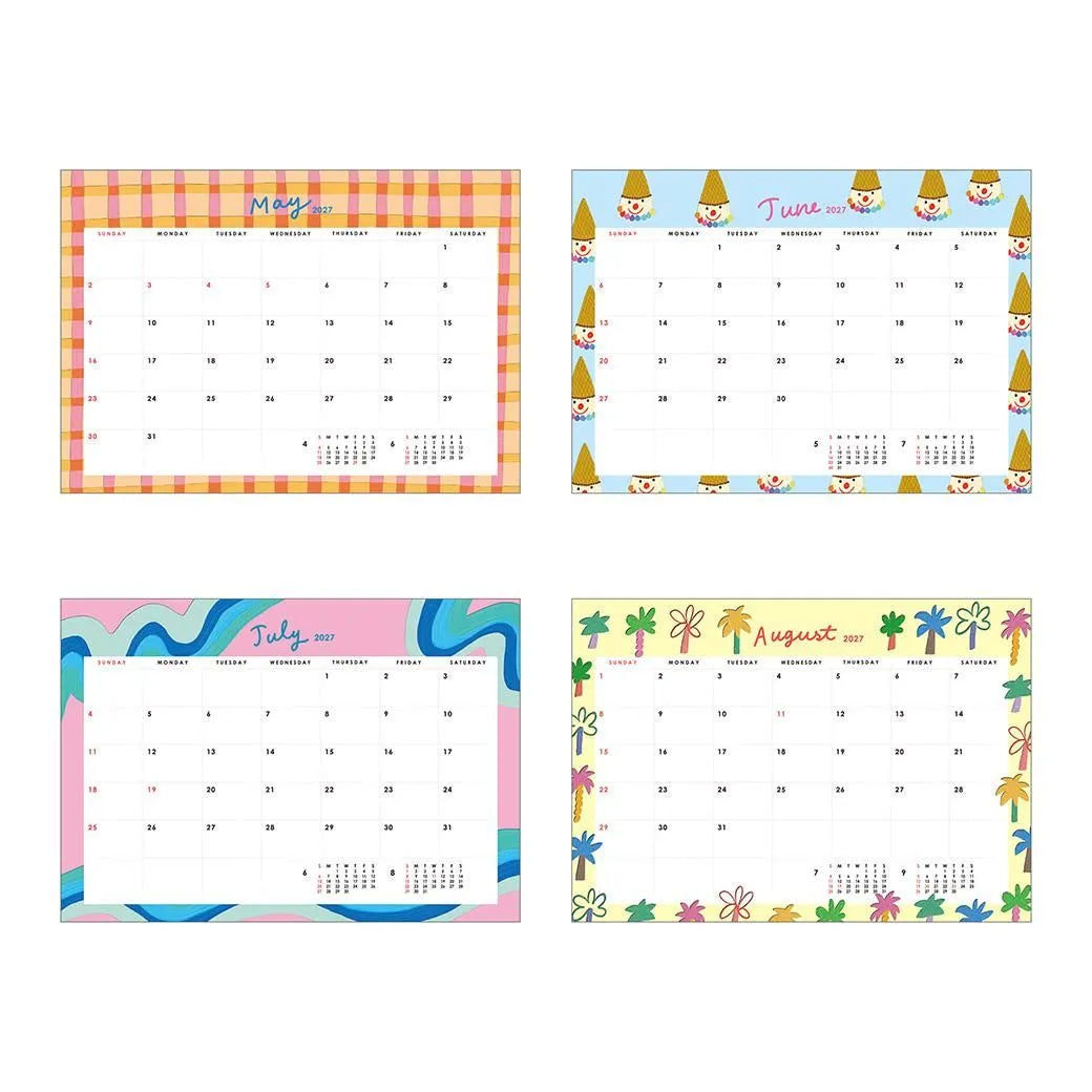 2027 Desk Calendar - Chic