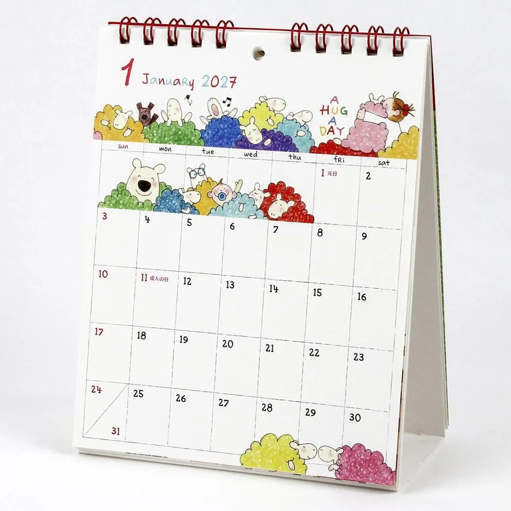 2027 Desk Calendar - Coco-chan/Ryo Sakamoto