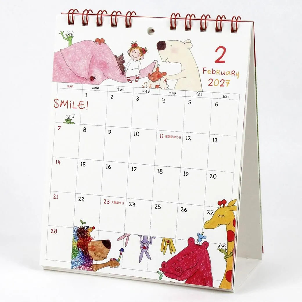 2027 Desk Calendar - Coco-chan/Ryo Sakamoto
