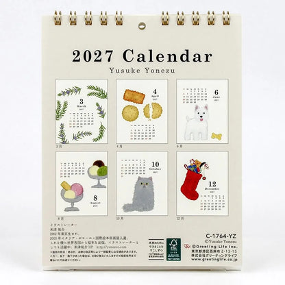 2027 Desk Calendar - Yusuke Yonezu