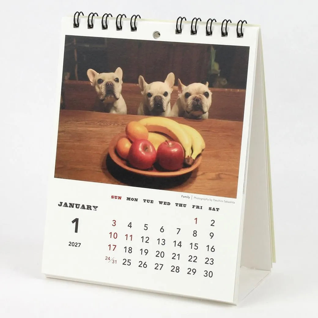 2027 Desk Calendar - Natsuhiko Family/Yasuhiro Sakashita