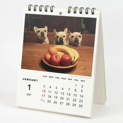 2027 Desk Calendar - Natsuhiko Family/Yasuhiro Sakashita