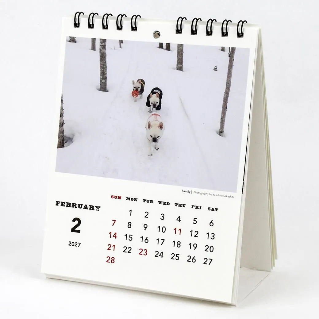 2027 Desk Calendar - Natsuhiko Family/Yasuhiro Sakashita