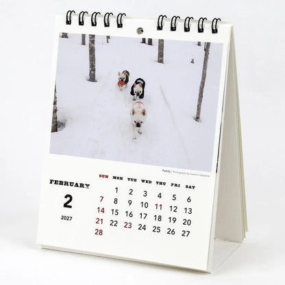 2027 Desk Calendar - Natsuhiko Family/Yasuhiro Sakashita