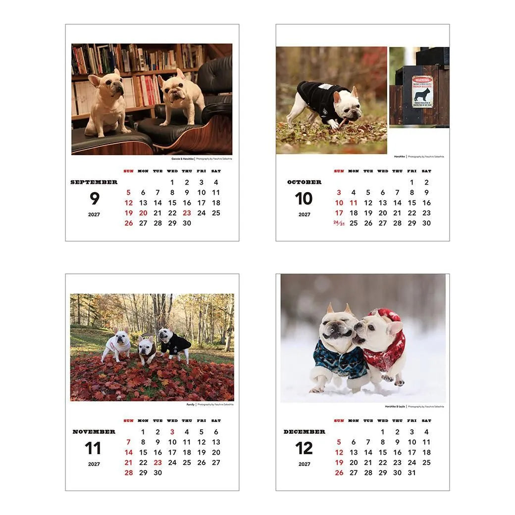 2027 Desk Calendar - Natsuhiko Family/Yasuhiro Sakashita