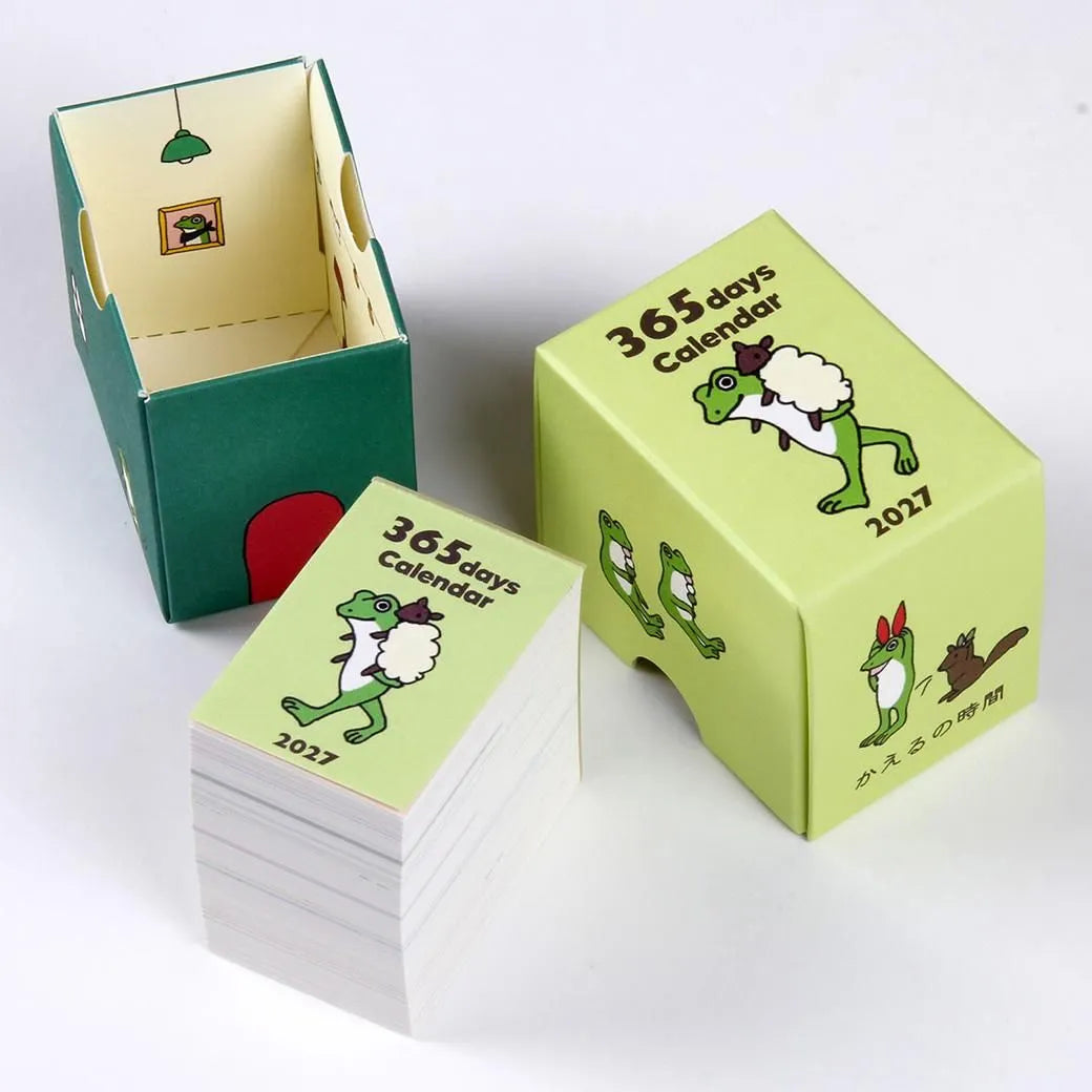 Mini Tear-off Daily Calendar - Frog Time