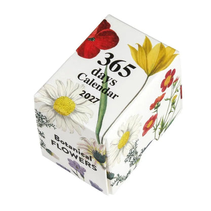 Mini Tear-off Daily Calendar - Flower