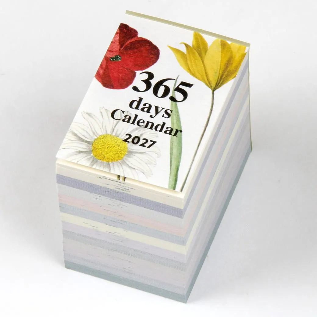 Mini Tear-off Daily Calendar - Flower