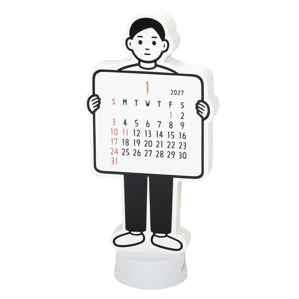 Noritake Die-Cut Calendar - Boy - 2027 Desk Calendar