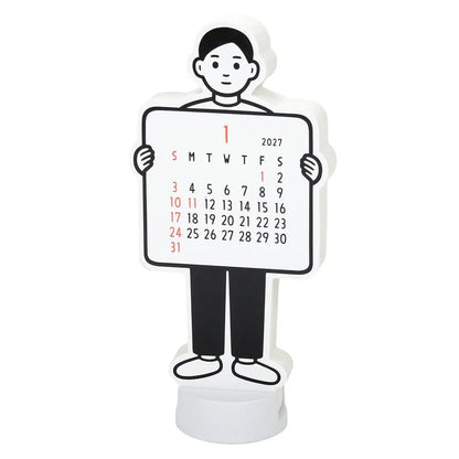 Noritake Die-Cut Calendar - Boy - 2027 Desk Calendar