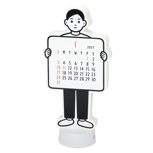Noritake Die-Cut Calendar - Boy - 2027 Desk Calendar