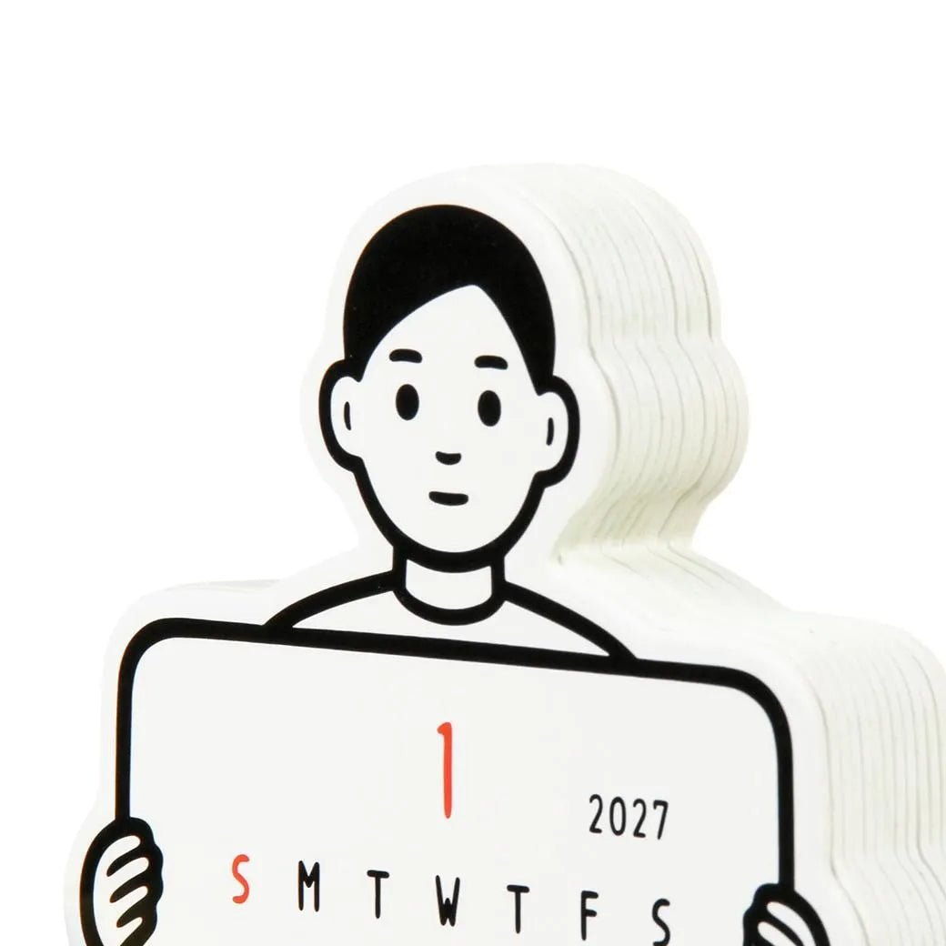Noritake Die-Cut Calendar - Boy - 2027 Desk Calendar