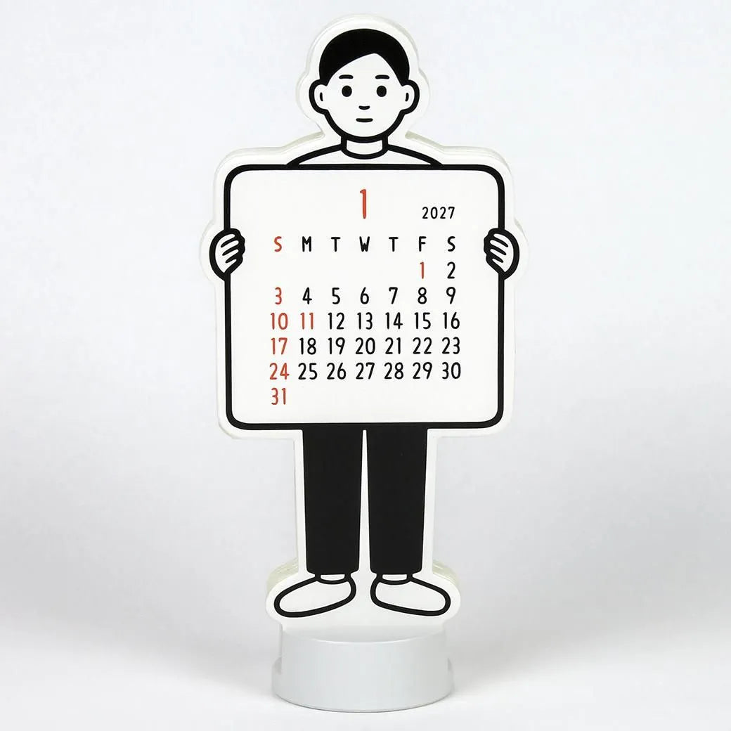 Noritake Die-Cut Calendar - Boy - 2027 Desk Calendar