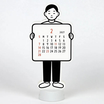 Noritake Die-Cut Calendar - Boy - 2027 Desk Calendar