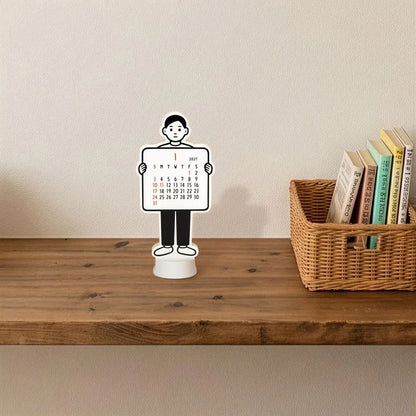 Noritake Die-Cut Calendar - Boy - 2027 Desk Calendar