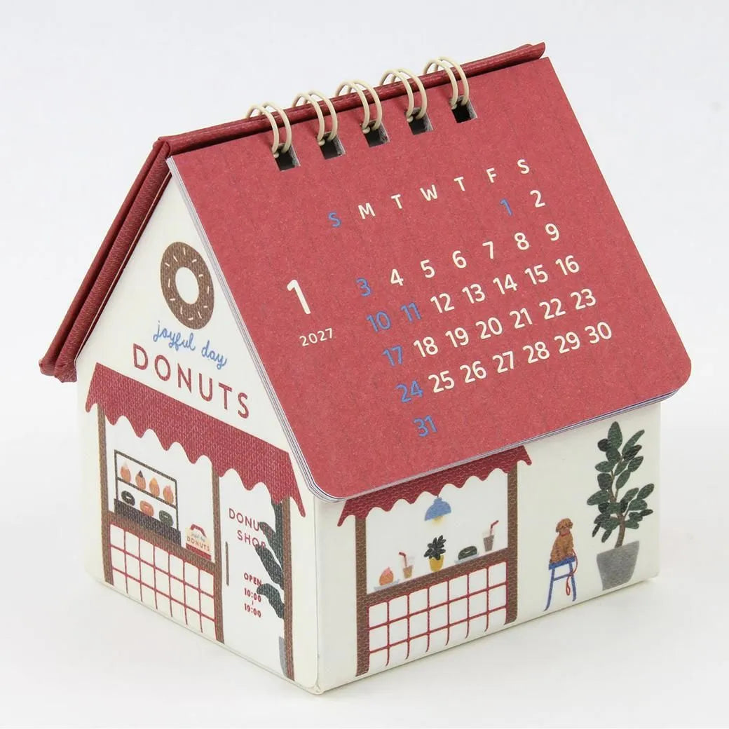 2027 House Box Calendar - Donut Shop