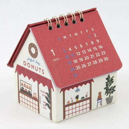 2027 House Box Calendar - Donut Shop