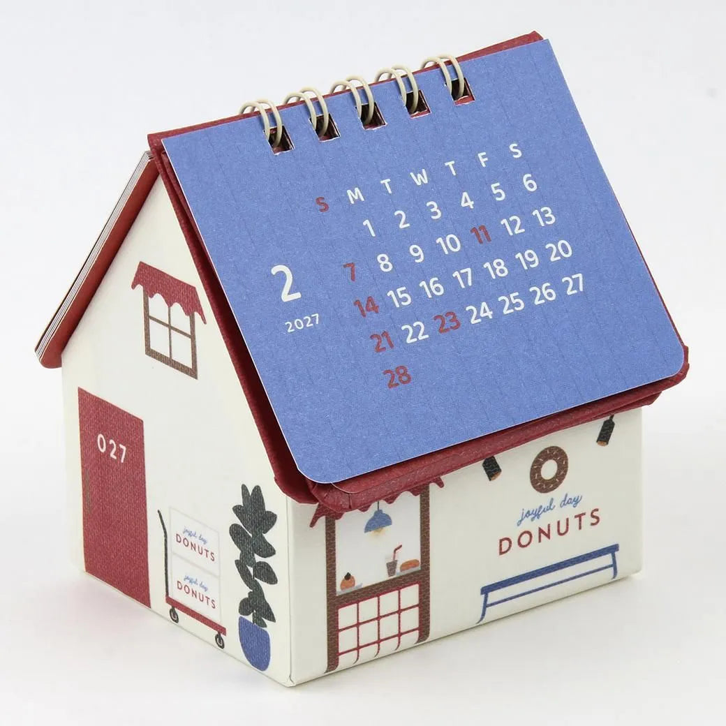 2027 House Box Calendar - Donut Shop