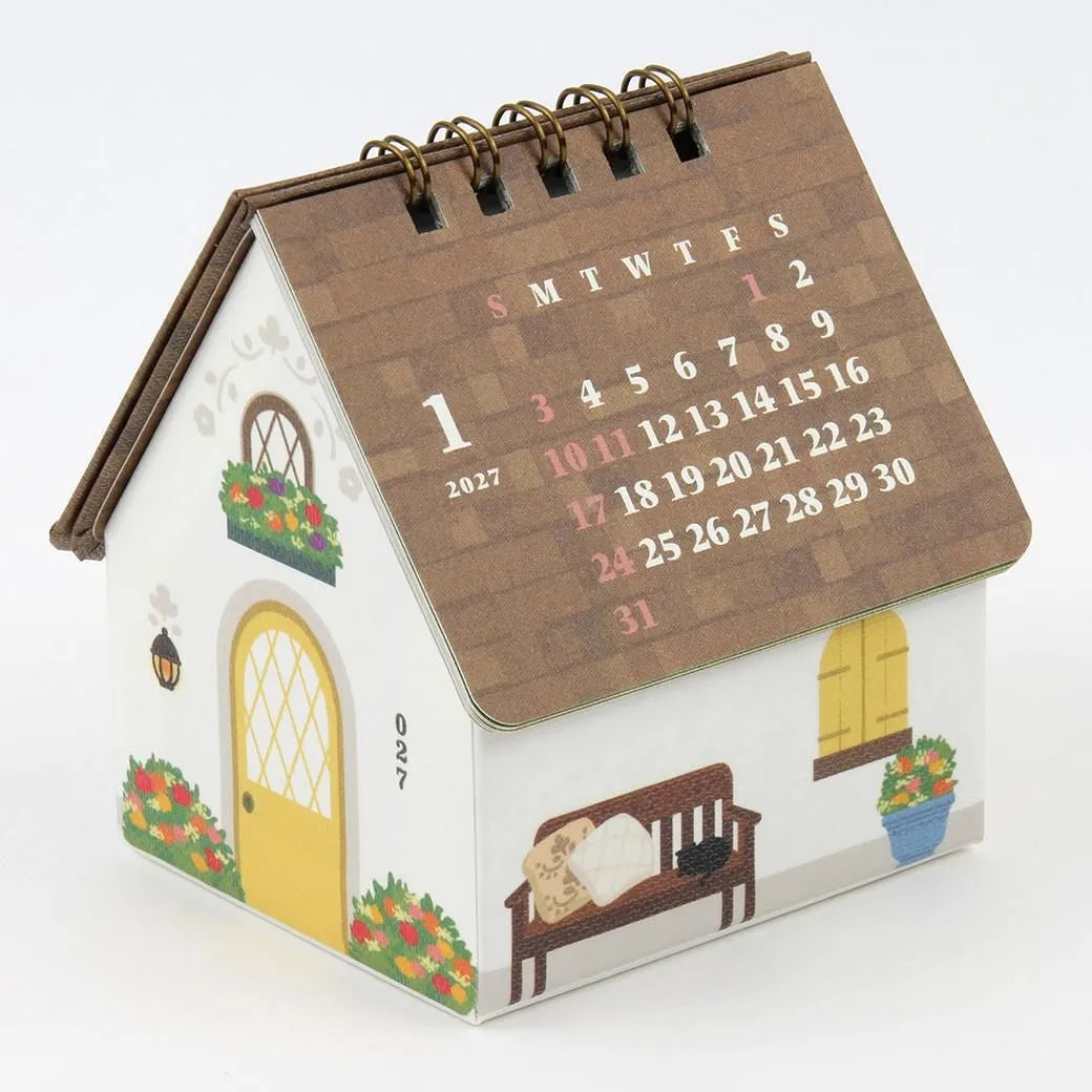 2027 House Box Calendar - Flower