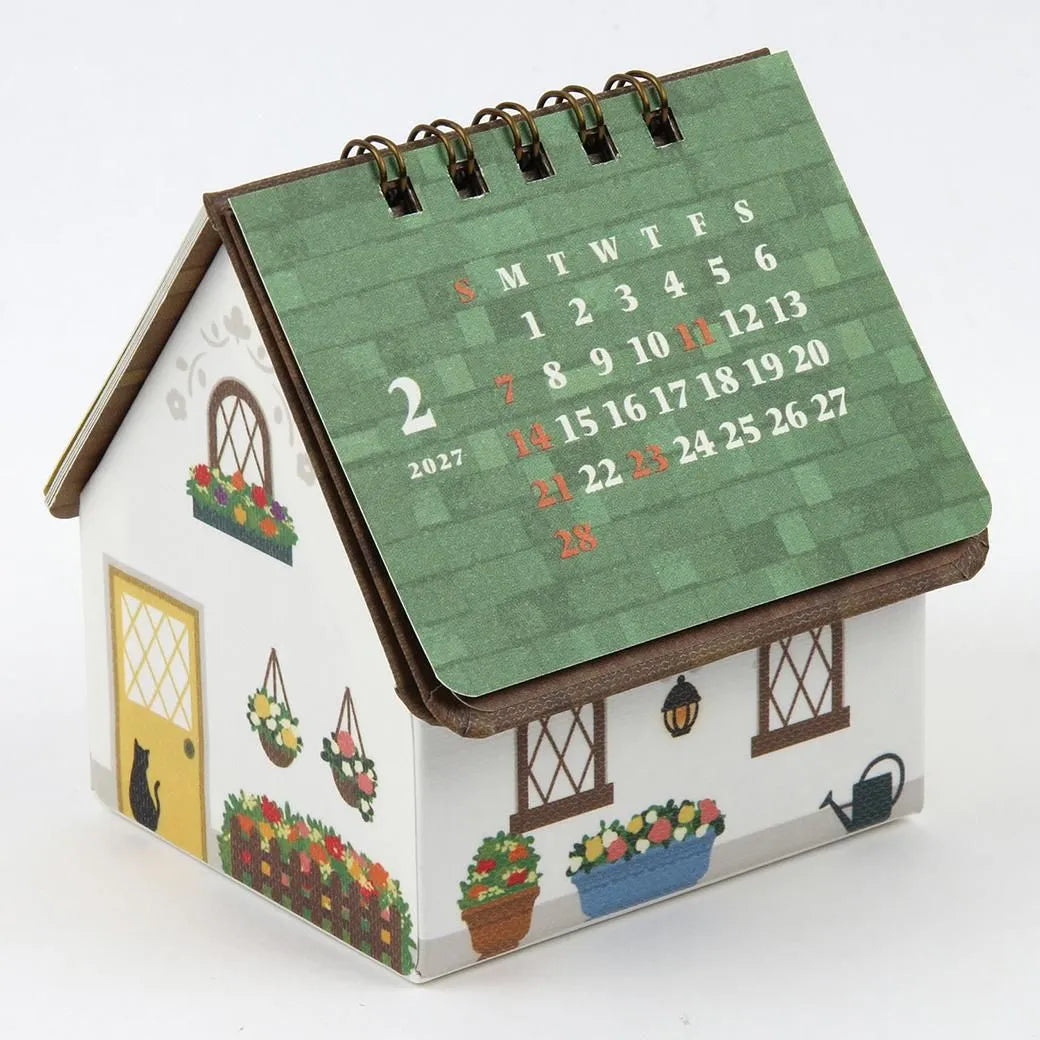 2027 House Box Calendar - Flower