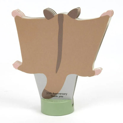 2027 Desk Calendar - Animal Die-Cut Mini - Sugar Glider
