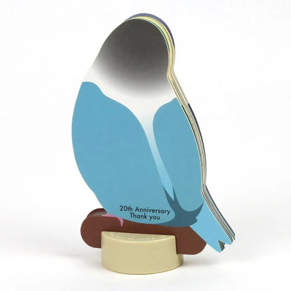 2027 Desk Calendar - Animal Die-Cut Mini - Parakeet