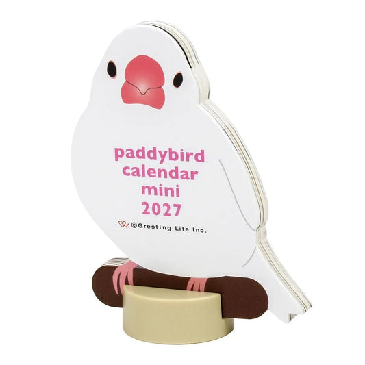 2027 Desk Calendar - Animal Die-Cut Mini - Paddybird