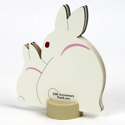 2027 Desk Calendar - Animal Die-Cut Mini - Rabbit