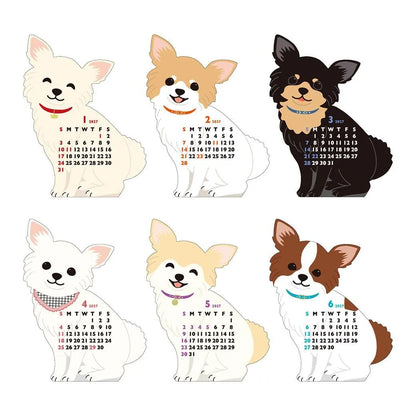 2027 Desk Calendar - Animal Die-Cut Mini - Chihuahua