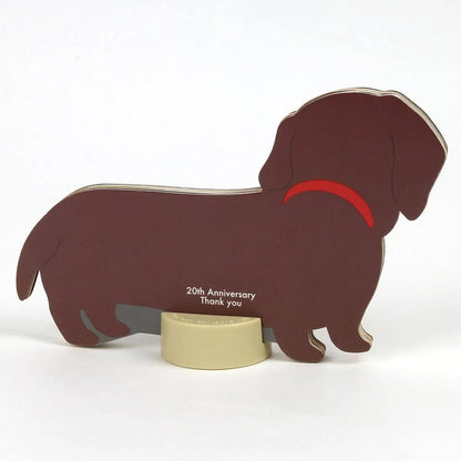 2027 Desk Calendar - Animal Die-Cut Mini - Dachshund